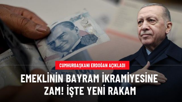 Cumhurbaşkanı Erdoğan: Emeklilerin bayram ikramiyesi MÜJDESİ